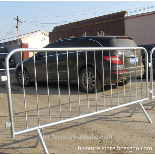Pre - galvanized crowd barrier with PVC coated colouring to match different events control, concert road traffic barrier on sale